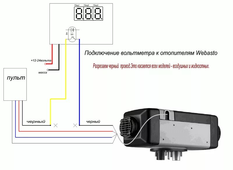 Распиновка автономки Установка автономного отопителя - как правильно установить автономку в легковой 