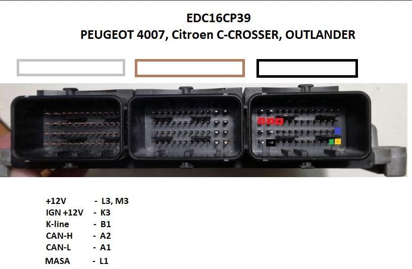 Распиновка блока бош Bosch EDC16CP39 Pinout - Дилерские обучающие книги - Форум автомастеров carmaste