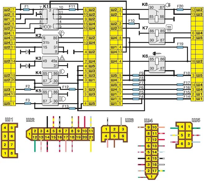 Распиновка блока предохранителей ваз 2110 Fotohostingtv.RU-FBDwiki-0015647.png