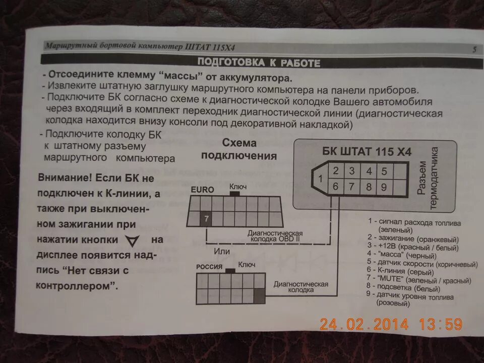 Распиновка бортового компьютера Инсрукция БК ШТАТ 115х4 СУПЕР - Lada 2115, 1,5 л, 2005 года другое DRIVE2