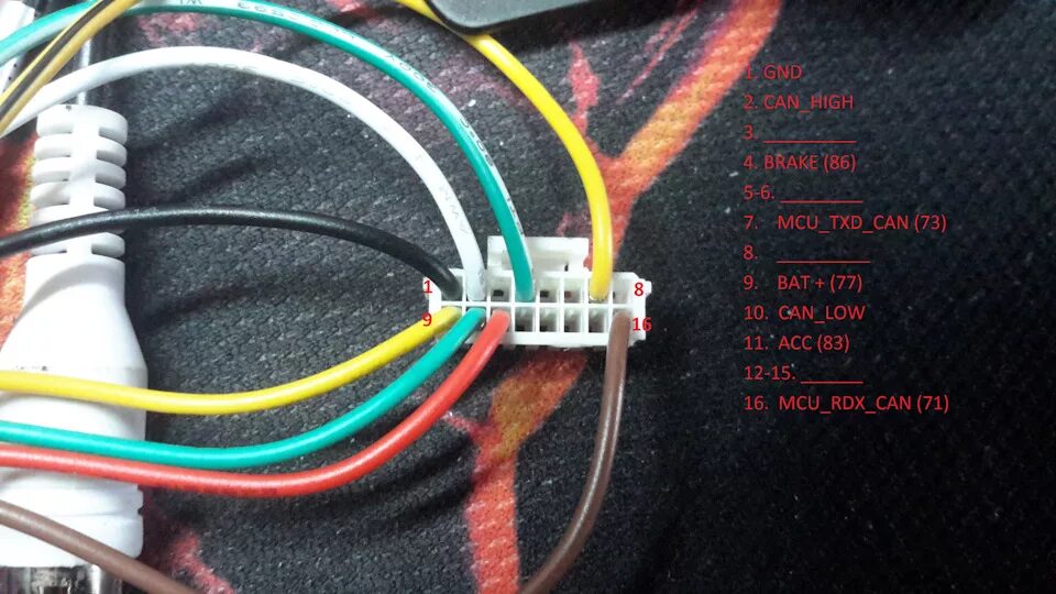 Распиновка can bus Новая магнитола на Android - глава 2-я - Hyundai ix35, 2 л, 2013 года электроник