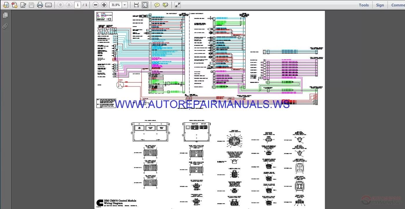 Распиновка cummins Cummins ISG CM870 Control Module Wiring Diagram Manual Auto Repair Manual Forum 