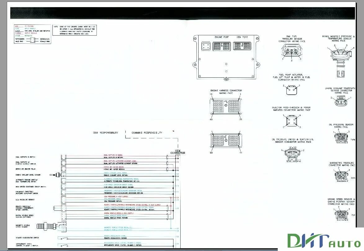 Распиновка cummins Cummins ISM ECM Wiring