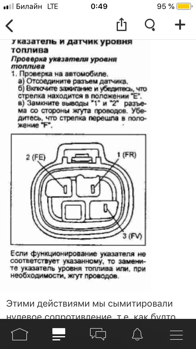 Распиновка датчика топлива Датчик уровня топлива - Toyota Mark II (90), 2 л, 1995 года поломка DRIVE2