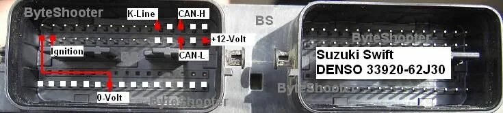 Распиновка denso ECU PINOUTS / BOOT MODE / INSTRUCTIONS / ALL BRANDS part 1