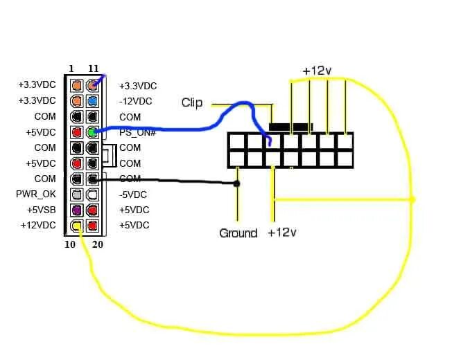 Распиновка динамика Psu Wiring Diagram Imac G4 15 Flat Panel Psu Pinout Please Help Hardware autocar