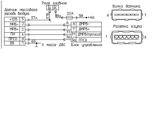 Распиновка дмрв газель Распиновка разъема дмрв Газель