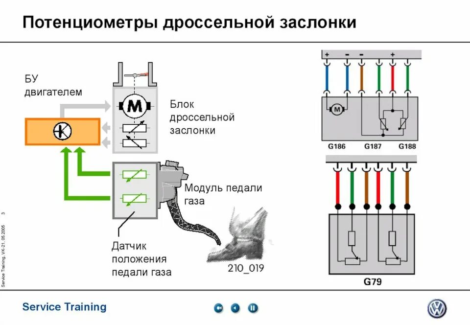 Распиновка дроссельной заслонки Мистика или неожиданное устранение ошибки EPC - Volkswagen Passat B6, 1,8 л, 200