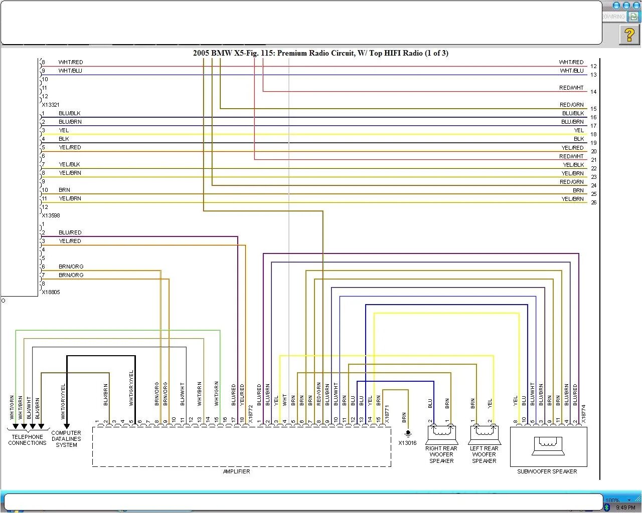 Распиновка е53 2001 Bmw 325i Wiring Diagram 62cbdec Autoradio Wiring Diagram 2001 Bmw 330xi Wir