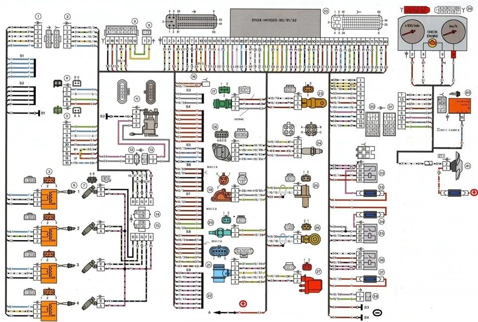 Электросхемы автомобилей ВАЗ подробно Часть 2 - DRIVE2