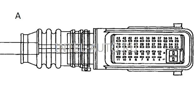 Распиновка эбу мерседес С220 2.2 111