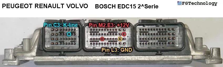 Распиновка эбу пежо нужна распиновка ECU Citroen C8 EDC 15 C2 (24) - Перепрограммирование ЭБУ - AUTO