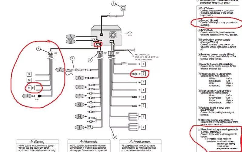 Распиновка eclipse Eclipse AVN726e Steering wheel control? 09 DC Page 2 Tacoma World