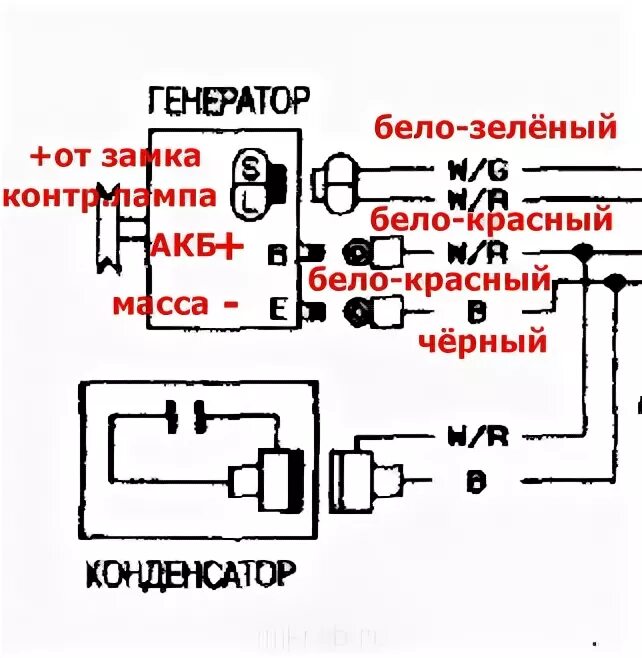 Распиновка генератора ниссан Не заряжается акуумулятор - Клуб любителей микроавтобусов и минивэнов