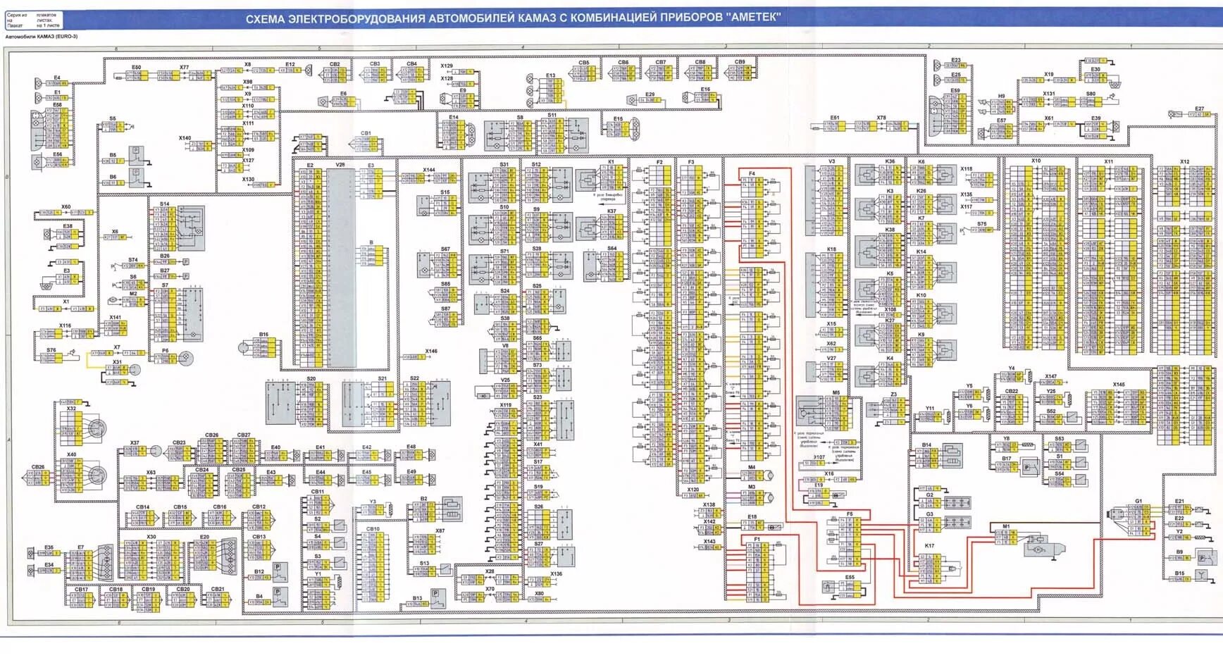Распиновка камаз Нужны общие схемы Электропроводки КАМАЗ ЕВРО 1,2,3,4 - Сообщество "КамАЗ Техно К