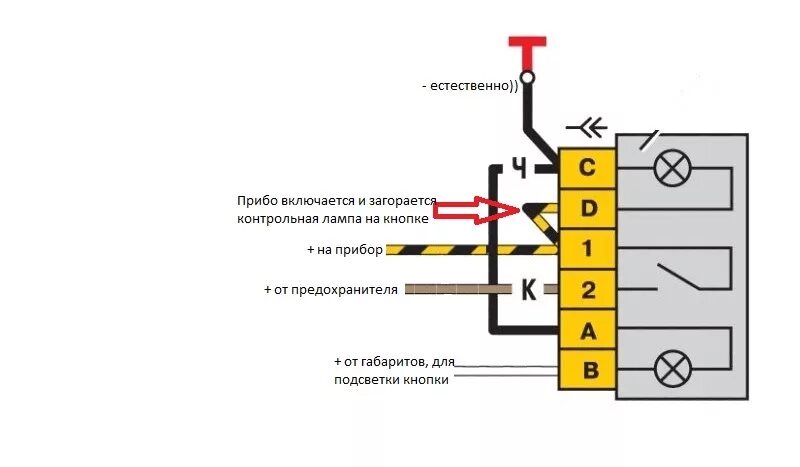 Распиновка кнопки нива Обновляем панель выключателей ))) - Lada 21070, 1,8 л, 2004 года тюнинг DRIVE2