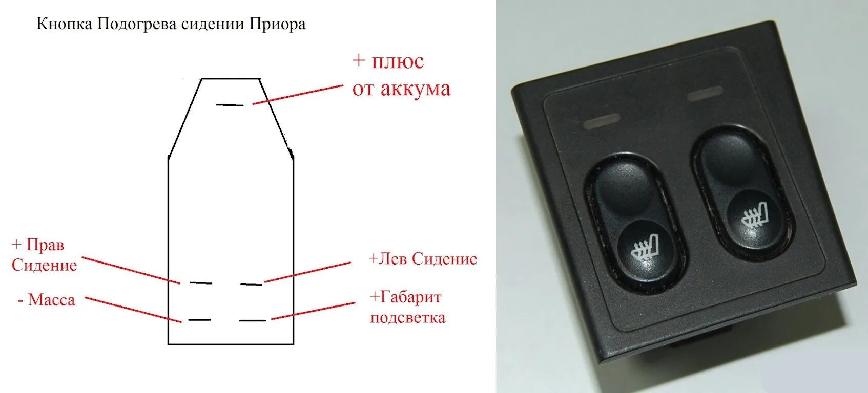 Распиновка кнопки подогрева сидений 48 часть - Замена передних кресел - Renault Logan (2G), 1,6 л, 2015 года тюнинг 