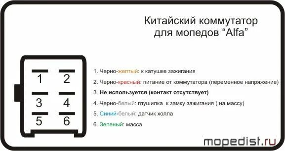 Распиновка коммутатора скутера новый комутатор на в50 - МОПЕДИСТ.ру - клуб любителей мокиков и мопедов