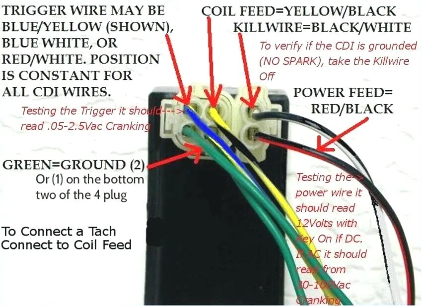 Распиновка коммутатора скутера 6 Wire Cdi Wiring Diagram Chinese Cdi Wiring Diagram for Wiring Diagram Img auto