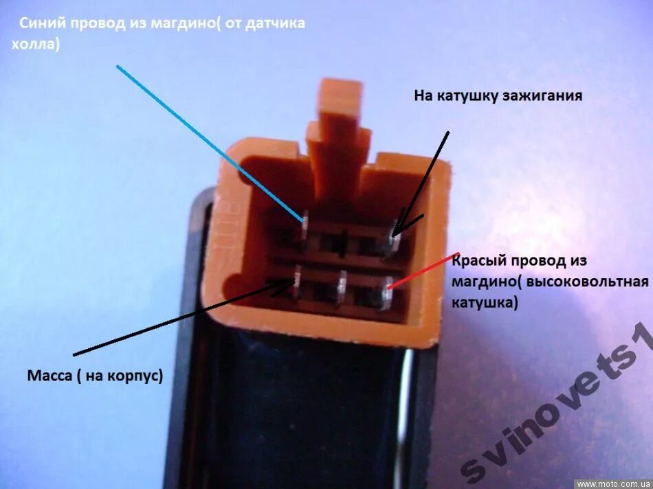 Распиновка коммутатора скутера Галерея