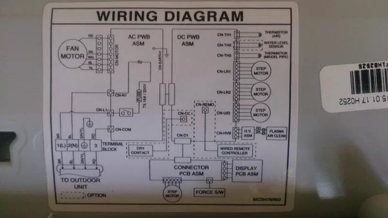 Распиновка кондиционера Ответы Mail.ru: кондиционер lg s07lhp . Все схемы стерлись, подскажите как соеди