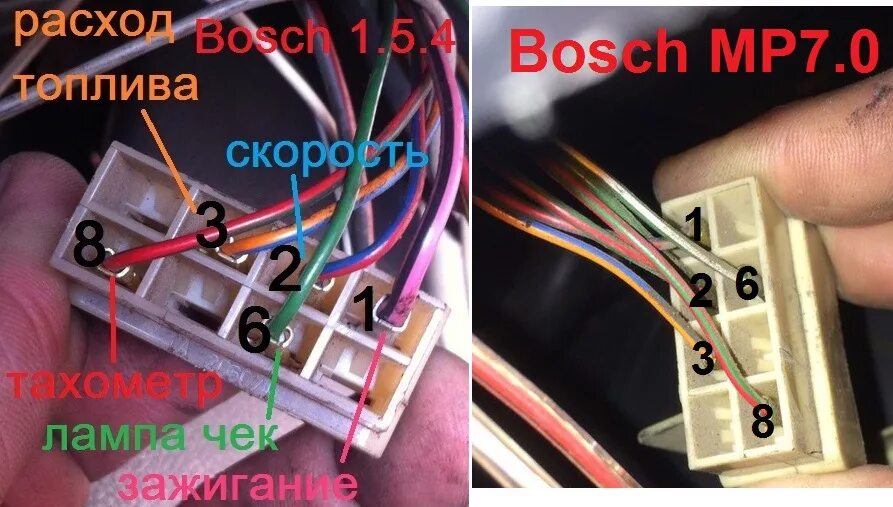 Распиновка косы Подготовка к установке ЭУР 2170, электрическая часть. - Lada 21093i, 1,5 л, 1999