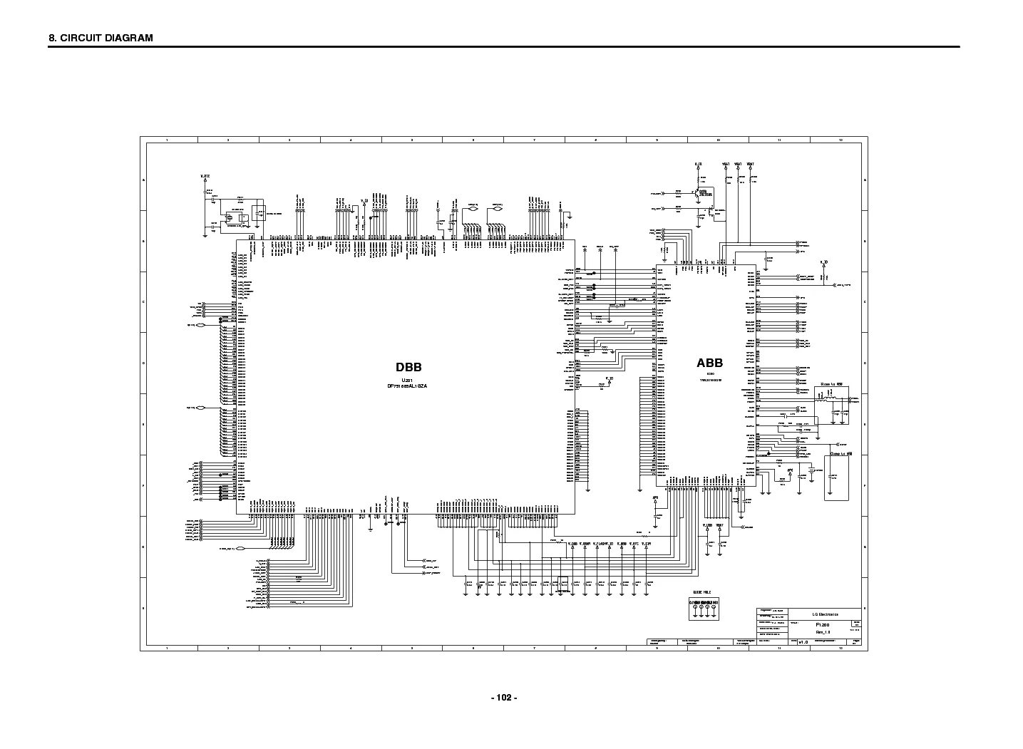 Распиновка lg LG F1200 SCH Service Manual download, schematics, eeprom, repair info for electr