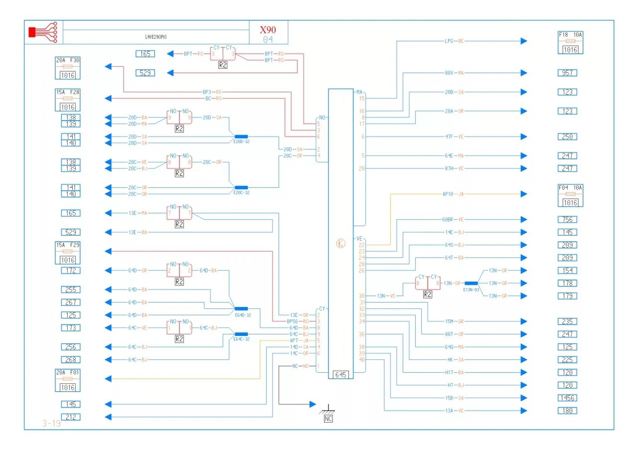 Распиновка логан Scheme of switching on direction indicators and alarms Renault Logan 2004-2009 G