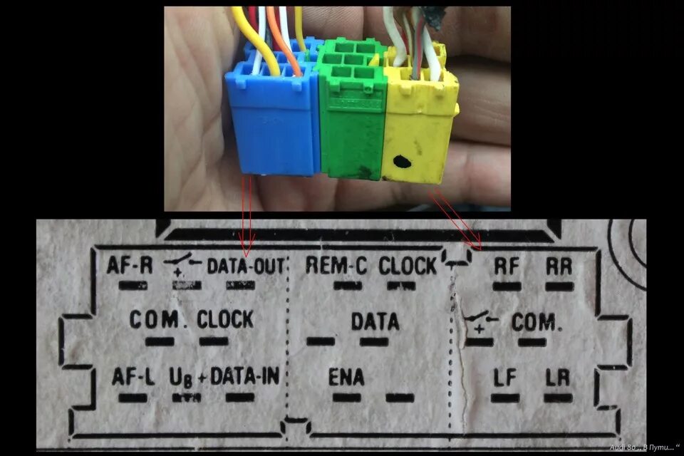 Распиновка магнитолы ауди Музыка в Audi 80 : Часть № 6 - Шаг к прошлому…Установка магнитолы AUDI Concert P