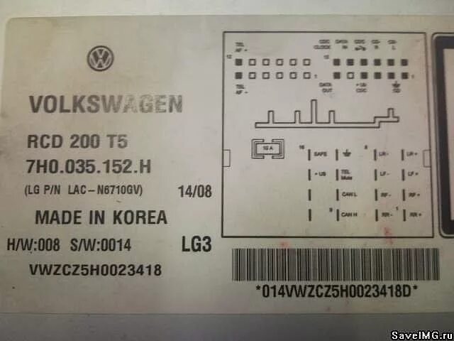 Распиновка магнитолы фольксваген vw head unit wiring diagram