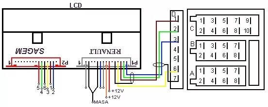 Распиновка магнитолы рено Установил бортовой компьютер! Часть 1 - Renault Laguna I, 1,6 л, 2000 года аксес