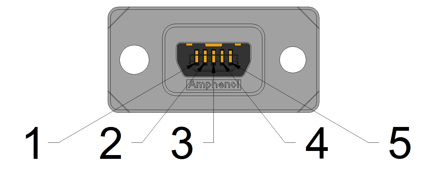 Распиновка micro USB Mini-B connector