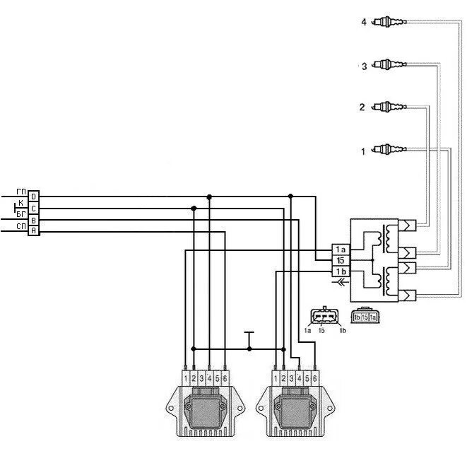 Распиновка модуля зажигания Божья искра! - Lada 21124, 1,6 л, 2004 года своими руками DRIVE2
