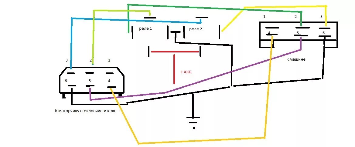 Распиновка моторчика дворников ваз Ускорил дворники в 2 раза. - Сообщество "ВАЗ: Ремонт и Доработка" на DRIVE2