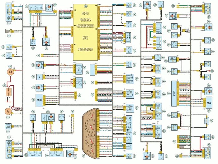 Схемы электрооборудования ВАЗ. Часть 2 (Нива 2121, 21213, 21214М) - Сообщество "