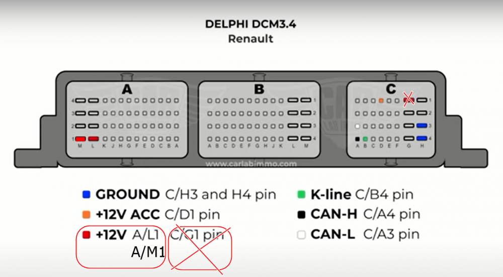 Распиновка номеров Какая распиновка DCM34 верная? - Диагностика и Ремонт - Форум автомастеров carma