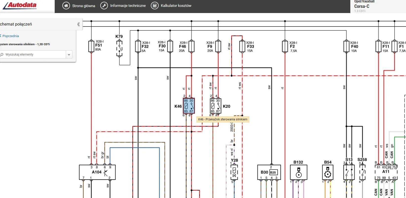 Распиновка опель корса Solved Opel Corsa C 1.3 CDTI 2004 Not Starting: Main System Relay Location and P