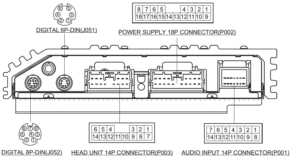 Распиновка паджеро Mitsubishi CV-0MW7B51 11-channel Amplifier распиновка и описание @ pinouts.ru