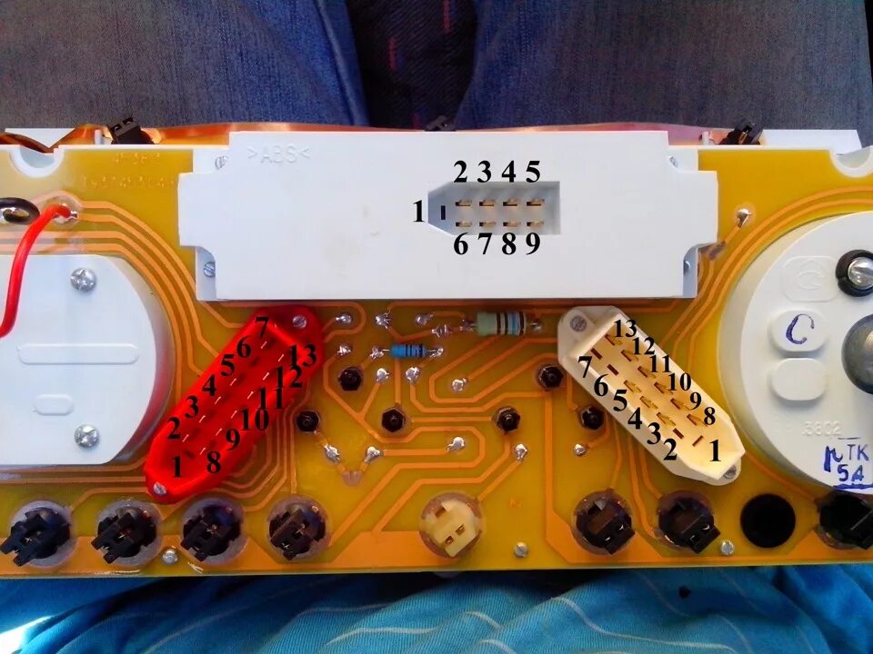 Распиновка панели 2109 Всем кто разбирается в приборных щитках ваз 2109! - Lada 21093, 1,5 л, 1994 года
