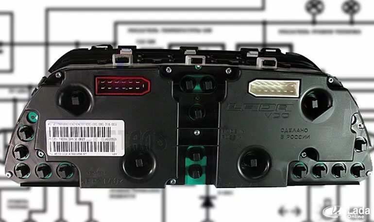 Распиновка панели приборов нива Схема и распиновка щитка приборов Нивы 4х4 (ВАЗ 2121, 2131)