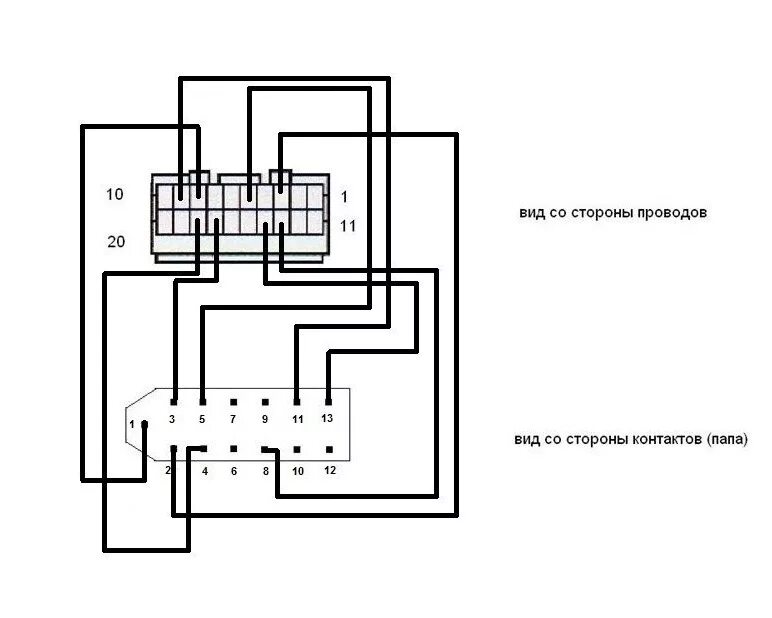 Распиновка печки 2110 БК gamma gf 612 - Lada 2111, 2003 года электроника DRIVE2