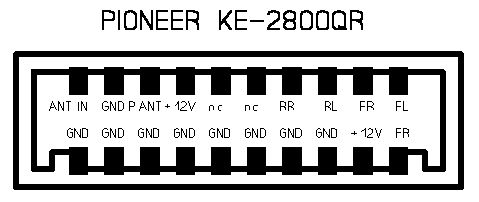 Распиновка pioneer разъемы автомагнитол