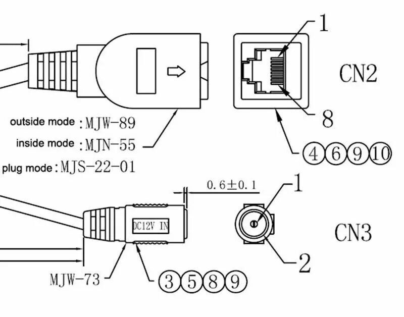 Распиновка питание камеры РЕШЕНО: Раскладка коннектора на камере DS-2CD7153-E. - Неофициальный форум техни