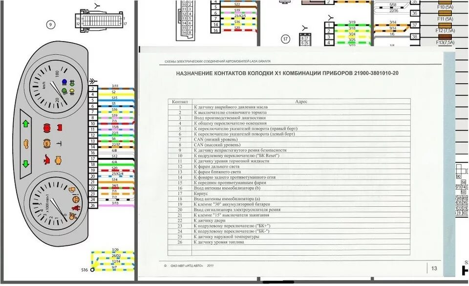 Распиновка приоры прибор Бортовой компьютер multitronics c-590 - Lada Гранта, 1,6 л, 2016 года аксессуары