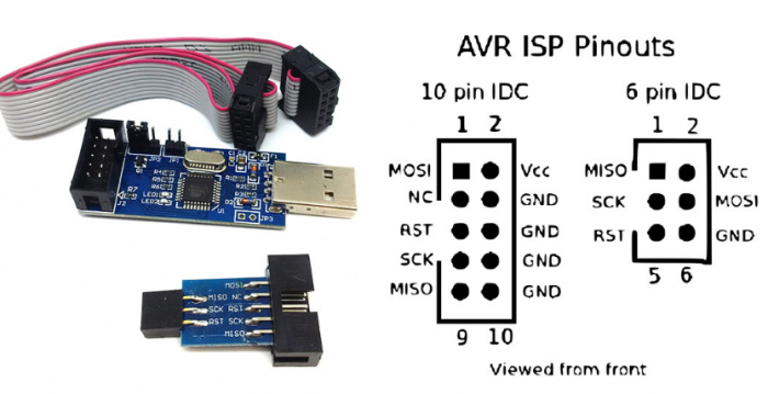 Распиновка программатора Прошивка Arduino MINI и восстановление загрузчика для Uno или Nano (Страница 1) 