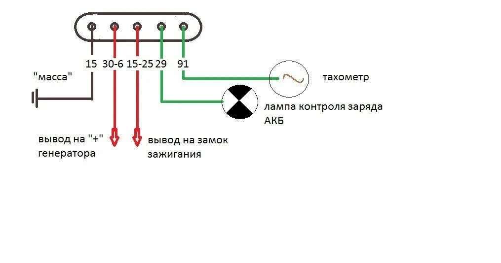 Распиновка проводов генератора Генератор КамАЗ Евро-3: схема подключения, как подключить, распиновка проводов, 