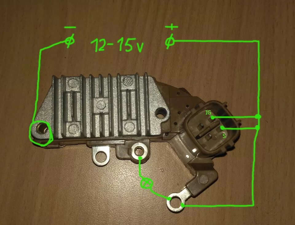 Распиновка реле регулятора увеличиваем напряжение генератора, часть2. - DRIVE2