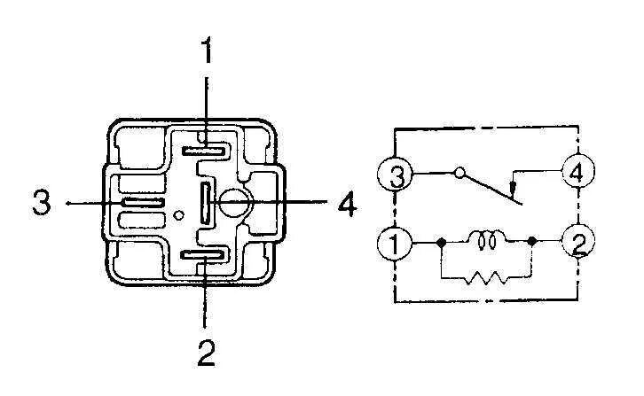 Распиновка реле тойота Ремонт Тойота Камри : Реле Toyota Camry