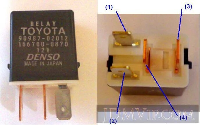 Распиновка реле тойота Схемы реле для автомобилей Toyota: фотогалерея Запчасти и аксессуары ac-ch.ru