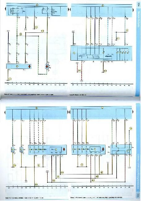 Распиновка шкода октавия тур Цветные схемы электрооборудования SKODA OCTAVIA A5 с 2004 и с 2009 " Схемы предо